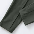 thumbnail image 4 of safuny Men's Athletic Pants Drawstring Casual Satin Pants Mid Waist Zipper Trousers Running Big&Tall Sports Workout Pants Loose Cargos Joggers Sweatpants Pockets Green L, 4 of 9