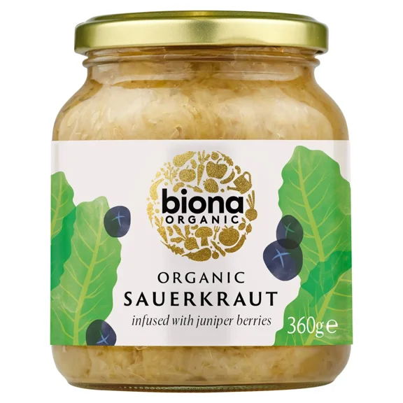 Biona Organic Sauerkraut 360g - British Product