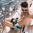 thumbnail image 2 of luoweisi Men's Beach Shorts Quick Dry Swim Trunks with Mesh Lining Cartoon Cow M, 2 of 5