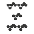 thumbnail image 2 of Transemion 5pcs Empty Aluminum Jars Cosmetic Screw Balm Lip Lid Cans Containers Black 50ml 5Set, 2 of 6