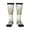 3 Black, variant on Herbs and Wildflowers Print Thigh High Socks Extra Long Stretchy Sock Women Over Knee High Opaque Stocking Daily Wear