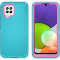 thumbnail image 3 of Phone Case for Samsung Galaxy A22 4G 6.4 inch Cell Cover Hybrid Rugged Shockproof Hard Protective Drop Proof Full Body Heavy Duty Mobile Accessories M32 M22 F22 A 22 22A G4 Women Light Green, 3 of 15