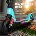 thumbnail image 4 of SIMATE Electric Scooter for Kids Ages 6-14, Kick scooter with Dual Braking System,Foldable,LED Light,Top 8.7mph & 5 Miles ,130W, 4 of 7