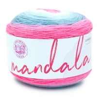 Lion Brand Yarn Mandala Unicorn Self-Striping Light Acrylic Multi-color Yarn