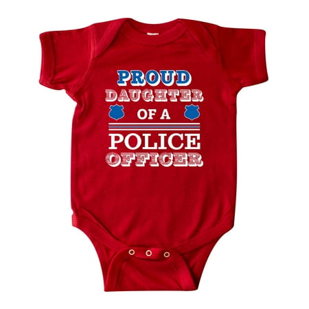 

Inktastic Proud Daughter of a Police Officer Gift Baby Girl Bodysuit