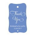 thumbnail image 1 of 100 PCS Thank You Custom Made Hang Tags Personalized Wedding Favor Gift Paper Tags, 1 of 1