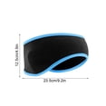 thumbnail image 3 of KOYPTL Windproof Outdoor Sports Ear Warmer Headband Warm Fleece Lined Winter Headband for Running Skiing Cold Weather Gear for Men Women Stretchy Knit Thermal Headbands for Hiking & Motorcycle, 3 of 5