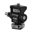 thumbnail image 1 of Camera Monitor Mount Bracket with Cold Shoe Field Monitor Mount Holder Aluminum Alloy 1/4 Inch Screw Tilt Adjustable for 5 Inch & 7 Inch Monitors LED Light Flash, 1 of 7