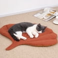 thumbnail image 3 of Cama para perros, alfombrilla para , almohadilla para cajas, 28 x 24,4 pulgadas, camas lavables para mascotas, colchón suave antideslizante para - Hoja Hoja de Gingko Colco Cojín de cama para dormir de gato, 3 of 7
