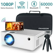 FANGOR Native 1080P Projector, Full HD Movie Projector with 230" Projection Size, Ideal for Home Theater