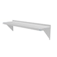 thumbnail image 4 of Pemberly Row Tablette Murale en Acier Inoxydable 12x48 NSF pour Cuisine, Argent, 4 of 7