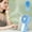 Blue, variant on EUDIDV Rechargeable Handheld Fan Handheld Turbo Fan USB Rechargeable Silent Student Dormitory Office Portable Wind Turbine Fan Portable Handheld Fan