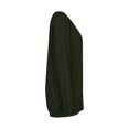 thumbnail image 5 of Gibobby Cárdigan para dama Blusas de manga larga abombadas con volantes y cuello en V para mujer estilo túnica de encaje casual holgadas con puños fruncidos(Verde,CH), 5 of 5