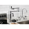 thumbnail image 3 of Kingston Brass KS4701PKL Duchess Deck Mount Pot Filler Faucet, Polished Chrome, 3 of 7
