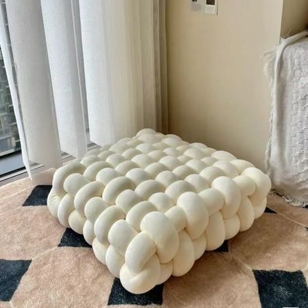 

2024 DREAMFIRE Chair Cushion Floor Cushion Home Decor Cute Pillow Sofa Quadrate Hand-made Twist Cushion Chair Tatami. Bay Window Backrest Net