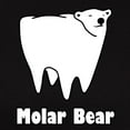 thumbnail image 3 of CafePress - Molar Bear Polar Tooth Bear T Shirt - Women's Traditional Fit Dark T-Shirt, 3 of 4