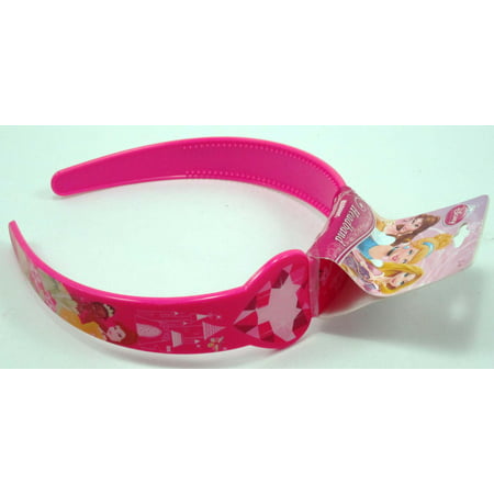 Disney Princess Pink Headband with Pictures of Princess Characters
