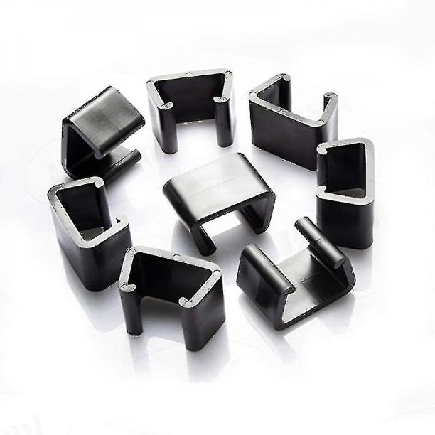 10 piezas de clips para muebles de patio Clips de mimbre para muebles Clips para sofá para patio Jardín Mimbre Ratán