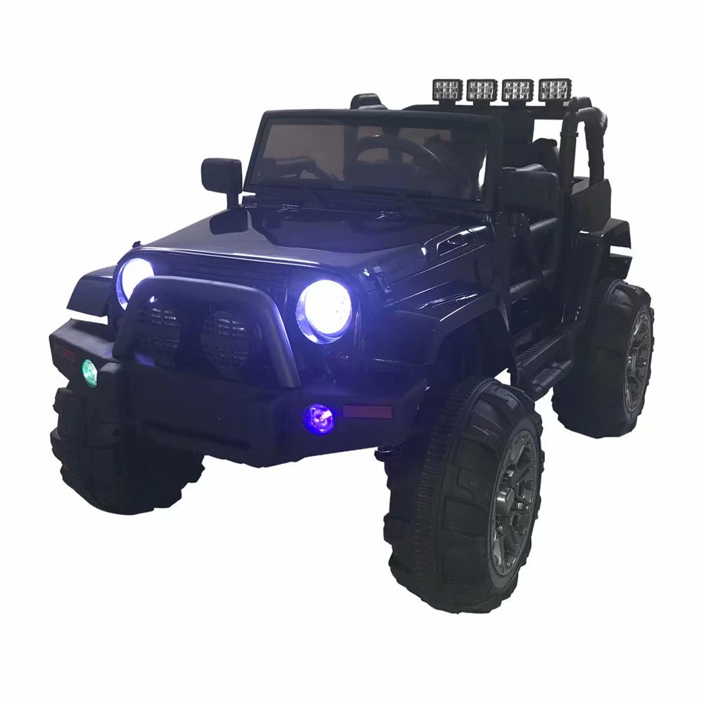12V Battery Powered Kids Ride On Car Jeep with Led Light Remote Control