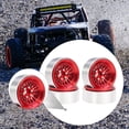 thumbnail image 6 of 4 Pieces Wheel Rims RC Crawler Upgrade Assembly Aluminum Alloy Enhanced Traction for SCX24 TRX4M Vehicles, 6 of 8