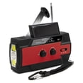 thumbnail image 1 of Lampe de Lecture Portable à Manivelle Solaire d'Urgence pour Extérieur AM/ & NOAA, 1 of 8
