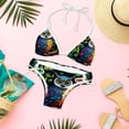 thumbnail image 6 of Owl Swimsuit Women Bikini Set with Detachable Sponge and Adjustable Strap, Two-Pack, Beach Pool Vacation., 6 of 6