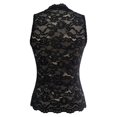 thumbnail image 5 of Rhuody Women'S Tops, Tees & Blouses Sleeveless Elegant Hollow Lace Front Tank Tops Retro Women Clothing Black, 5 of 5