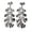 Silver, variant on Leaf Earrings for Women, Flower Leaf Tassel Earrings, Ginkgo Leaf Cluster Dangle Earrings Hypoallergenic, Bohemian Leaf Chandelier Earrings, Cute Floral Petal Earrings Studs