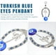thumbnail image 4 of Ojos azules colgante colgante elefante ojos azules colgante creativo creatividad piedra colgante decoración interior adornos para el coche del hogar esquí esquí Gafas de esquí, 4 of 5