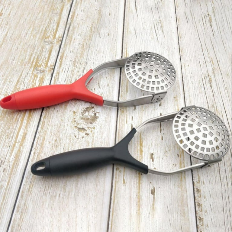 Casewin Stainless Steel Potato Masher, Hand Potato Smasher with Non-slip  Handle for Baby Food Fruit Vegetable