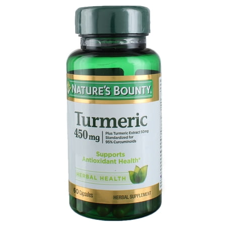 Nature's Bounty Turmeric Capsules 60 Capsules (Pack of 4)