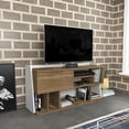 thumbnail image 4 of Raca 47'' Modern TV Stand, Entertainment Center, Console Table for Livingroom, Bedroom, Playroom or Recreation Room Accomodate Up To 60'' TVs Oud Oak White, 4 of 6