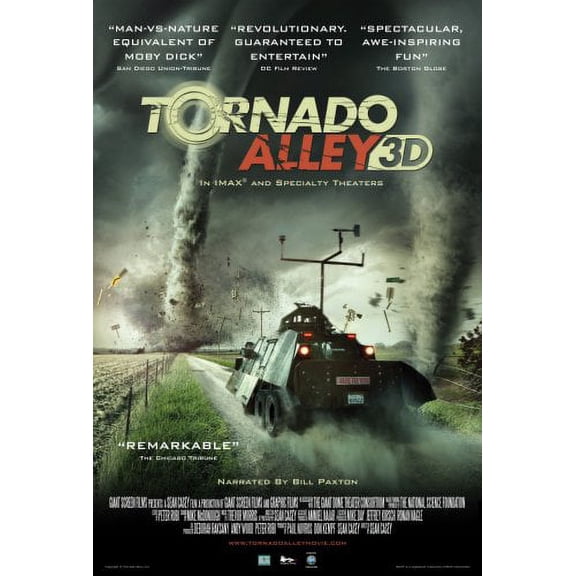 Tornado Alley Movie Poster Metal Sign 8Inx 12In Metal Print 8x12 Square Adults Best Posters