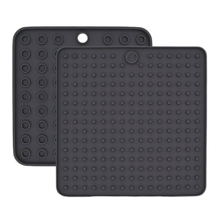 

Silicone Trivet Mat | Multipurpose Trivet Mat for Hot Dishes | Silicone Pot Holders Hot Pads Plate Holder Gripper Pad Garlic Peeler Drying Mat Coasters