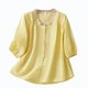 thumbnail image 2 of Fiudx Ropa de Mujer Camisa Holgada Estampada con Cuello Redondo para Mujer con Top de Manga Larga, 2 of 7