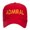 Red, variant on Admiral Military Embroidered Mesh Cap - Black OSFM