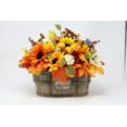 thumbnail image 3 of Fall Harvest Centerpiece in Wooden Basket, 3 of 8