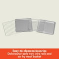 thumbnail image 6 of bella 6-Slice Air Fry Toaster Oven with 7 Preset Cooking Options and EverGood™ Nonstick Coated Trays, Seaglass, 6 of 8