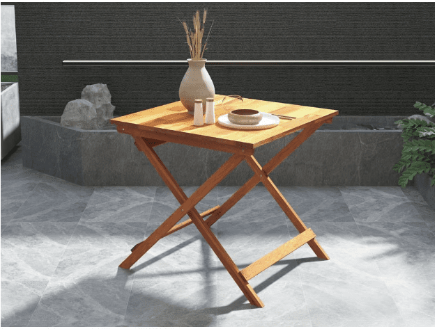 Table de bistrot pliante en acacia Sydne