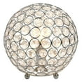 thumbnail image 4 of Élégante conception des boules de cristal à paillettes Lampe de table chromée, 4 of 5