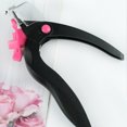 thumbnail image 2 of Soidarity Cortaúñas postizas Mango de plástico DIY Recortadora de manicura acrílica falsa Tijeras de viaje de salón para principiantes profesionales Juegos de manicura Negro y rojo rosa Soidarity CE013962-04B, 2 of 6