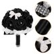 thumbnail image 4 of Boda nupcial bouquet chic flores falsas ramo para festival boda matrimonial, 4 of 8
