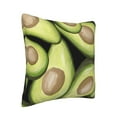 thumbnail image 2 of Square Throw Pillow Covers with Core, Avocado Oil Painting Pattern Pillows for Sofa Beds, 16"x16", 2 of 9