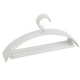 thumbnail image 1 of 10 perchas antideslizantes semicirculares gruesas para ropa de adultos, para el hogar, la tienda y el dormitorio, color blanco, 1 of 1