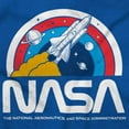 thumbnail image 2 of NASA Vintage Retro Space Shuttle Unisex Plus Size Zip Hoodie Brisco Brands 4X, 2 of 5