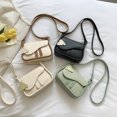thumbnail image 2 of Este año está de moda el bolso cuadrado minimalista y elegante, nueva colección de primavera 2025, bolso de hombro cruzado con textura, bolso de mujer a la moda., 2 of 10