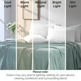 thumbnail image 5 of Southshore Fine Living, Inc. 80" x 94" Oversized Top Sheet, Set of 2 Flat Bed Sheets, Steel Blue, 5 of 6