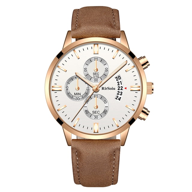 RS0053 Reloj de negocios de lujo de moda para hombres Reloj de pulsera de cuarzo elegante Abanopi Mirar