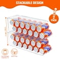 thumbnail image 2 of Organizador de nevera SCAVATA, lata de refresco para 12 latas, paquete de 2, 2 of 9