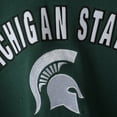 thumbnail image 3 of Women's Green Michigan State Spartans Arch & Logo 1 Pullover Hoodie, 3 of 3